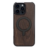 mini: Apple iPhone 16 Pro Max Smoked Oak Bewood Wood Case with MagSafe (1)