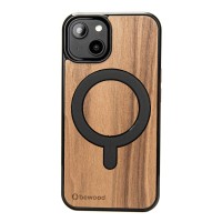 mini: Apple iPhone 15 American Walnut Bewood Wood Case with MagSafe (1)