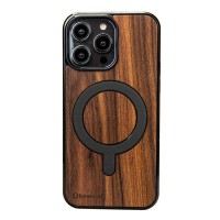 mini: Drewniane Etui Bewood do iPhone 15 Pro Max PALISANDER SANTOS z MagSafe (1)
