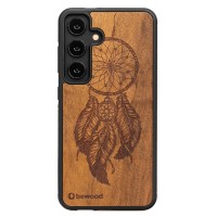mini: Drewniane Etui Bewood do Samsung Galaxy S25 ŁAPACZ SNÓW IMBUIA (1)