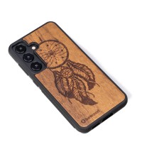mini: Drewniane Etui Bewood do Samsung Galaxy S25 ŁAPACZ SNÓW IMBUIA (3)
