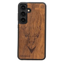 mini: Drewniane Etui Bewood do Samsung Galaxy S25 JELEŃ IMBUIA (1)
