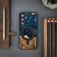 mini: Etui Bewood Unique do Samsung Galaxy S25 - Planets - Neptun z MagSafe (3)