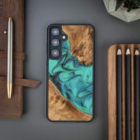 mini: Etui Bewood Unique do Samsung Galaxy S25 Plus - Turquoise (2)