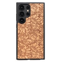 mini: Drewniane Etui Bewood do Samsung Galaxy S25 Ultra LIŚCIE JABŁOŃ (1)