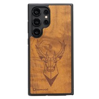 mini: Drewniane Etui Bewood do Samsung Galaxy S25 Ultra JELEŃ IMBUIA (1)