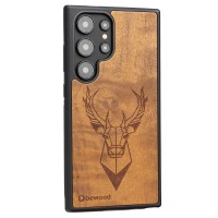 mini: Drewniane Etui Bewood do Samsung Galaxy S25 Ultra JELEŃ IMBUIA (2)