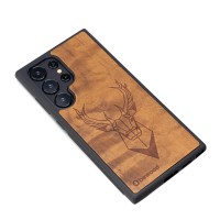 mini: Drewniane Etui Bewood do Samsung Galaxy S25 Ultra JELEŃ IMBUIA (3)