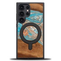 mini: Etui Bewood Unique do Samsung Galaxy S25 Ultra - Planets - Saturn z MagSafe (1)