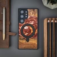 mini: Etui Bewood Unique do Samsung Galaxy S25 Ultra - Planets - Mars z MagSafe (3)
