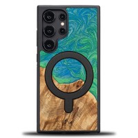 mini: Etui Bewood Unique do Samsung Galaxy S25 Ultra - Neons - Tokyo z MagSafe (1)