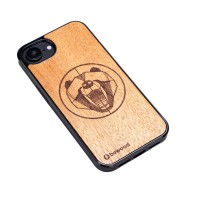 mini: Drewniane Etui Bewood do iPhone 17e / 16e NIEDŹWIEDŹ MERBAU (3)