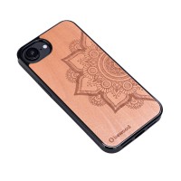 mini: Drewniane Etui Bewood do iPhone 17e / 16e MANDALA JABŁOŃ (3)