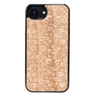 mini: Drewniane Etui Bewood do iPhone 17e / 16e KWIATY POLNE ANIEGRE (1)