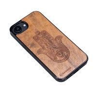 mini: Drewniane Etui Bewood do iPhone 17e / 16e HAMSA IMBUIA (3)
