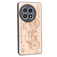 mini: Drewniane Etui Bewood do OnePlus 13 HARLEY PATENT ANIEGRE (2)