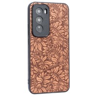 mini: Drewniane Etui Bewood do Oppo Reno 12 Pro 5G LIŚCIE JABŁOŃ (2)
