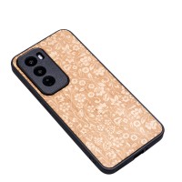 mini: Drewniane Etui Bewood do Oppo Reno 12 Pro 5G KWIATY POLNE ANIEGRE (3)