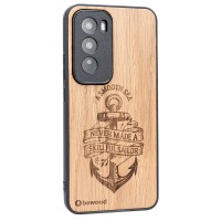 mini: Drewniane Etui Bewood do Oppo Reno 12 Pro 5G KOTWICA DĄB (2)