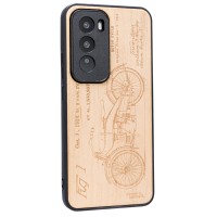 mini: Drewniane Etui Bewood do Oppo Reno 12 5G  HARLEY PATENT ANIEGRE (2)