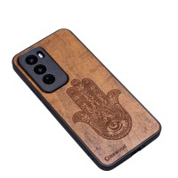 mini: Drewniane Etui Bewood do Oppo Reno 12 5G  HAMSA IMBUIA (3)