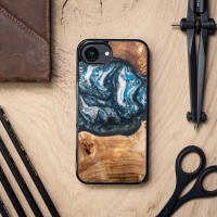 mini: Etui Bewood Unique do iPhone 17e / 16e - Planets - Ziemia (3)