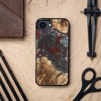 mini: Etui Bewood Unique do iPhone 17e / 16e - Planets - Pluton (3)