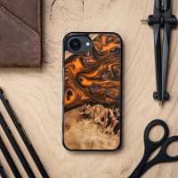 mini: Etui Bewood Unique do iPhone 17e / 16e - Orange (3)
