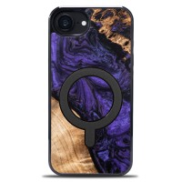 mini: Etui Bewood Unique do iPhone 17e / 16e - Violet z MagSafe (1)