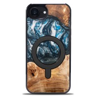 mini: Etui Bewood Unique do iPhone 17e / 16e - Planets - Ziemia z MagSafe (1)