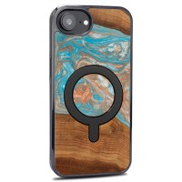 mini: Etui Bewood Unique do iPhone 17e / 16e - Planets - Saturn z MagSafe (2)
