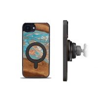 mini: Etui Bewood Unique do iPhone 17e / 16e - Planets - Saturn z MagSafe (3)