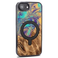 mini: Etui Bewood Unique do iPhone 17e / 16e - Planets - Merkury z MagSafe (2)