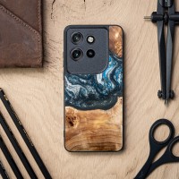 mini: Etui Bewood Unique do Motorola Edge 50 Neo / 60 Neo - Planets - Ziemia (2)
