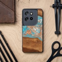 mini: Etui Bewood Unique do Motorola Edge 50 Neo / 60 Neo - Planets - Saturn (2)