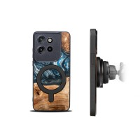 mini: Etui Bewood Unique do Motorola Edge 50 Neo / 60 Neo - Planets - Ziemia z MagSafe (2)