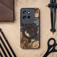 mini: Etui Bewood Unique do Motorola Edge 50 Neo / 60 Neo - Planets - Pluton z MagSafe (3)