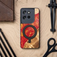 mini: Etui Bewood Unique do Motorola Edge 50 Neo / 60 Neo - Neons - Paris z MagSafe (3)