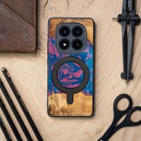 mini: Etui Bewood Unique do Xiaomi Redmi Note 14 Pro 5G - Neons - Vegas z MagSafe (3)