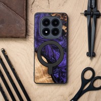 mini: Etui Bewood Unique do Xiaomi Redmi Note 14 Pro Plus 5G - Violet z MagSafe (3)