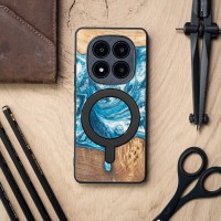 mini: Etui Bewood Unique do Xiaomi Redmi Note 14 Pro Plus 5G - Planets - Uran z MagSafe (3)