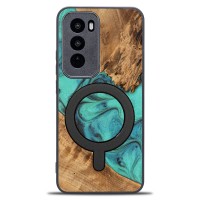mini: Etui Bewood Unique do Oppo Reno 12 Pro 5G - Turquoise z MagSafe (1)