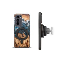 mini: Etui Bewood Unique do Oppo Reno 12 Pro 5G - Planets - Ziemia z MagSafe (2)