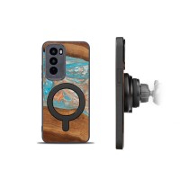 mini: Etui Bewood Unique do Oppo Reno 12 Pro 5G - Planets - Saturn z MagSafe (2)