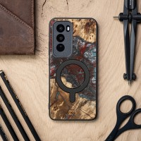 mini: Etui Bewood Unique do Oppo Reno 12 Pro 5G - Planets - Pluton z MagSafe (3)