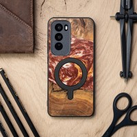 mini: Etui Bewood Unique do Oppo Reno 12 Pro 5G - Planets - Mars z MagSafe (3)