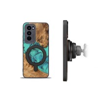 mini: Etui Bewood Unique do Oppo Reno 12 5G  - Turquoise z MagSafe (2)