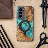 mini: Etui Bewood Unique do Oppo Reno 12 5G  - Turquoise z MagSafe (3)