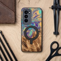 mini: Etui Bewood Unique do Oppo Reno 12 5G - Planets - Merkury z MagSafe (3)