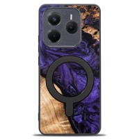 mini: Etui Bewood Unique do Xiaomi Redmi Note 14 5G - Violet z MagSafe (1)